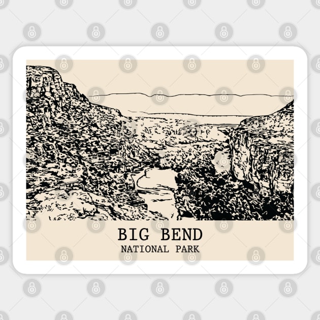 Big Bend National Park Sticker by Lakeric
